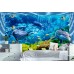 3D Фотообои  3Д Волшебный дельфинарий w-dec_7593
