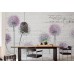3D Фотообои  3Д Фиолетовые одуваны w-dec_14761