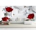 3D Фотообои  3Д Красные розы w-dec_7428