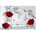 3D Фотообои  3Д Красные розы w-dec_7428