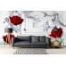 3D Фотообои  3Д Красные розы w-dec_7428