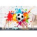 3D Фотообои  3Д Футбольный мяч  w-41157