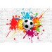 3D Фотообои  3Д Футбольный мяч  w-41157