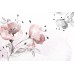 Фотообои  Пудровые цветы w-dec_3349