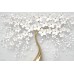 3D Фотообои  3Д Белое дерево w-38481