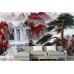 3D Фотообои  3Д Яркий водопад w-dec_4365