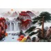 3D Фотообои  3Д Яркий водопад w-dec_4365
