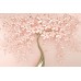 3D Фотообои  3Д Розовое дерево w-38481_pink